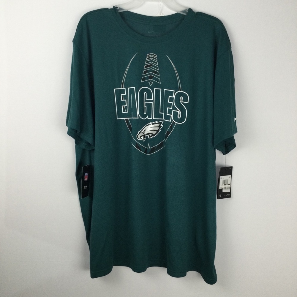 Nike Men's‎ DRI-FIT NFL Eagles Tee Shirt size XXL new NWT